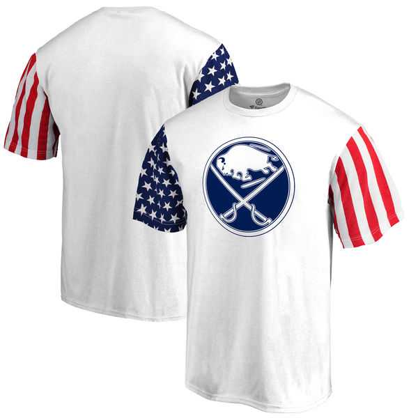 Men's Buffalo Sabres Fanatics Branded Stars & Stripes T-Shirt White FengYun,We sell and wholesale Men's Buffalo Sabres Fanatics Branded Stars & Stripes T-Shirt White FengYun on line form chian!